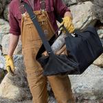 Dirt Proof Wood Log Carrier Bag 23x15x10 Inch With Reinforced Hand - Carry