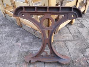 Wholesale OEM Cast Iron Patio Park Bench Legs Outdoor Furniture For Street from china suppliers