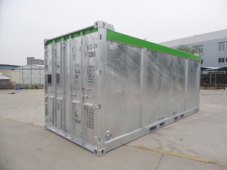 Corten-A 20ft DNV 2.7-1 Standard Open Top Hard Dry Cargo Offshore Container with BV DNV Certificate 31cbm Capacity