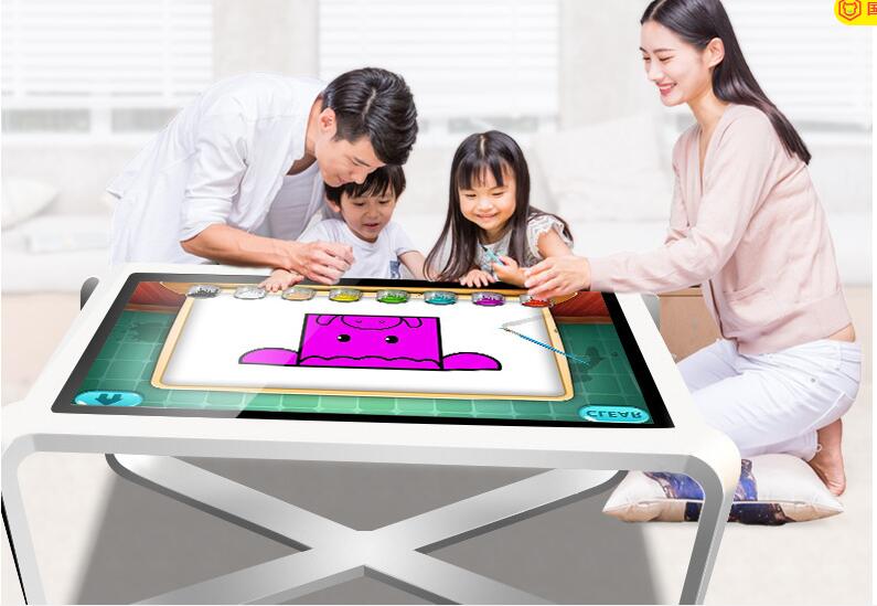 Metal 32" inch android interactive table digital advertising game touchscreen table smart table multi touch OEM/ODM