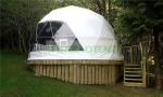 Glass Windows Outdoor Dome Tent House , Dome Clear Tent 6m Different Colors