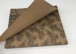 Home Theme Festival Party Decorations For Kids , Brown Kraft Paper Placemats