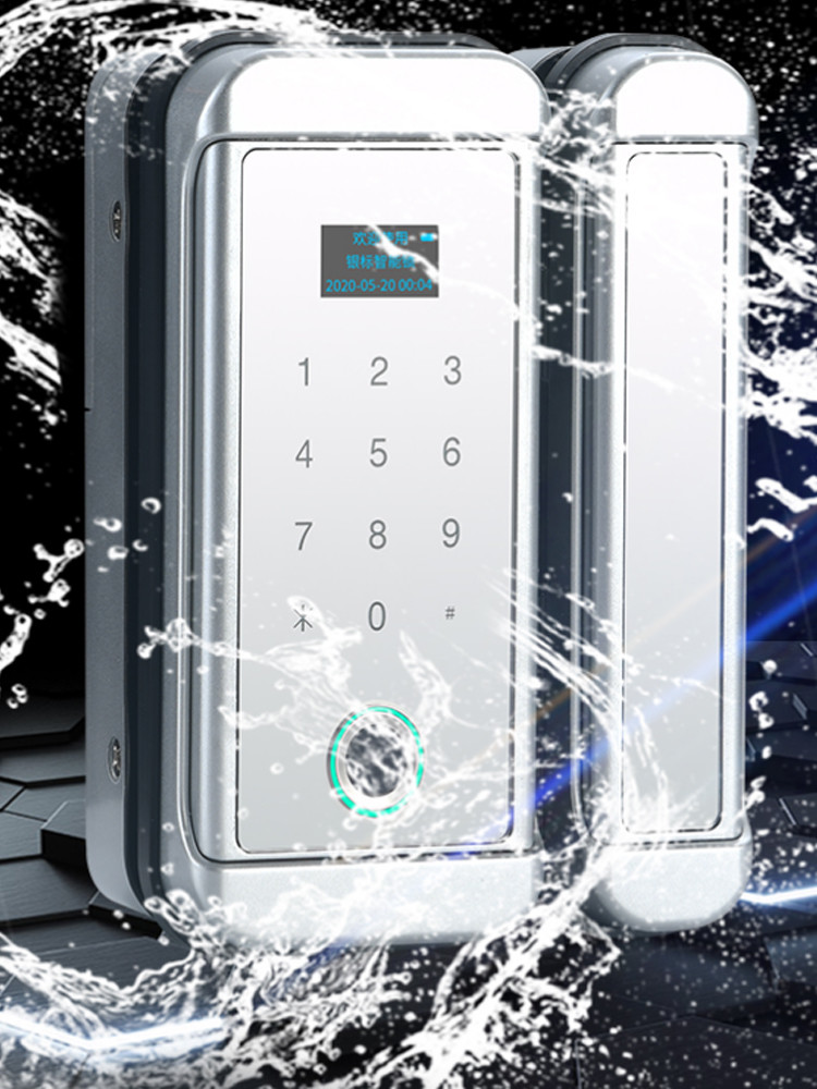 Waterproof 1.7in IP68 Sliding Door Fingerprint Lock FCC