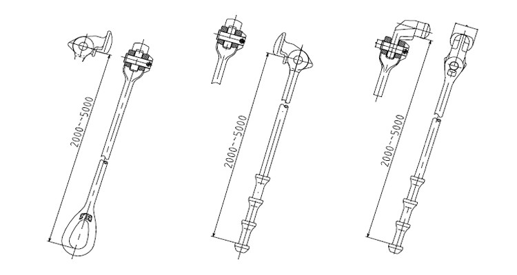 Customized Length Galvanized DNV GL Certified Container Lashing Equipment Lashing Bar Lashing Rod for Hot Dip Galvanization