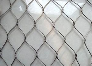 Wholesale Woven And Ferruled Zoo 304 / 316 Cable Aviary Netting from china suppliers