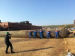 ISO14409 Heavy Lifting Ship Launching Airbags 7layers 1.5*15m