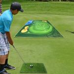 Wholesale Custom Logo Training Driving Practice Putting Golf Mat Golf Hitting