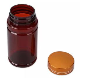 Wholesale Amber Pharmacy Bottles 150ml 200ml Plastic Pill Bottles Child Resistant from china suppliers