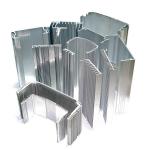 6061 T5 6063 T6 Aluminium LED Light Strip Profiles Square Shape Cabinet Door
