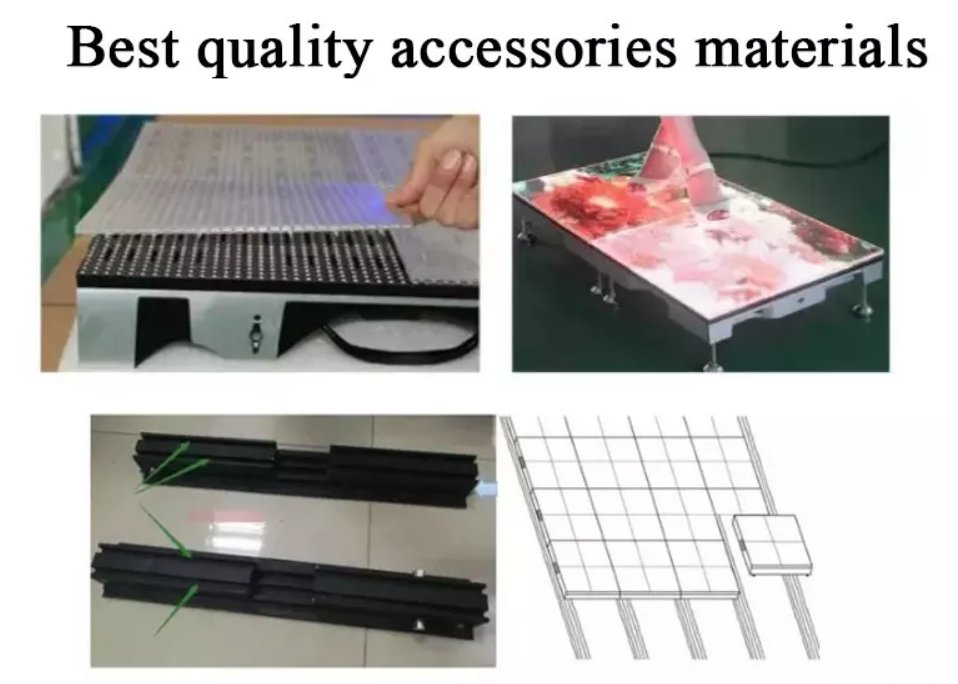 Programable Interactive LED Dancefloor P4.81 LED Dj Stage Dance Floor For Retail Store
