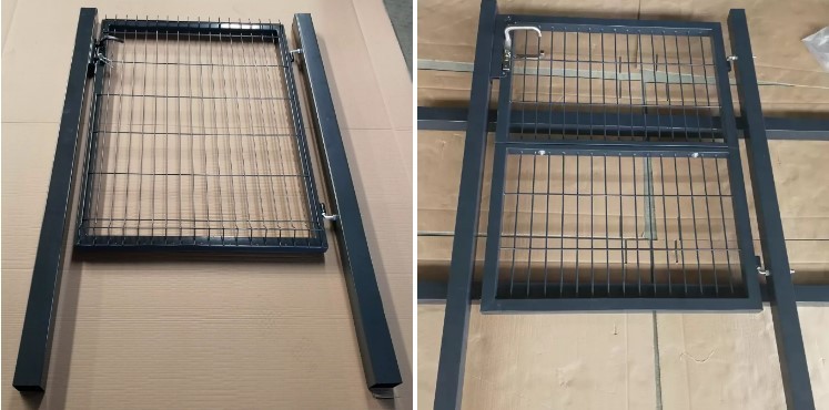 50*200mm Hole Single Modern Metal Garden Gates