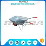 Light Weight Garden Wheel Cart Galvanized Steel Rubber Wheel 80kg Weight
