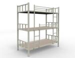 School Furniture Metal Bunk Bed Tribed Large Space Bed Bedroom Frame Heavy Duty