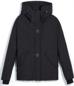 Wholesale Windproof Heavy Down Jacket Men's , Hooded Mens Light Down Coat Mid Thickness from china suppliers