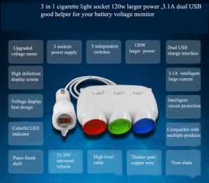 Wholesale 12v car charger adapter with female socket from china suppliers