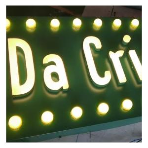 Wholesale Indoor Outdoor Advertising Display with LED Marquee Letter Lights and Retro Metal Sign from china suppliers
