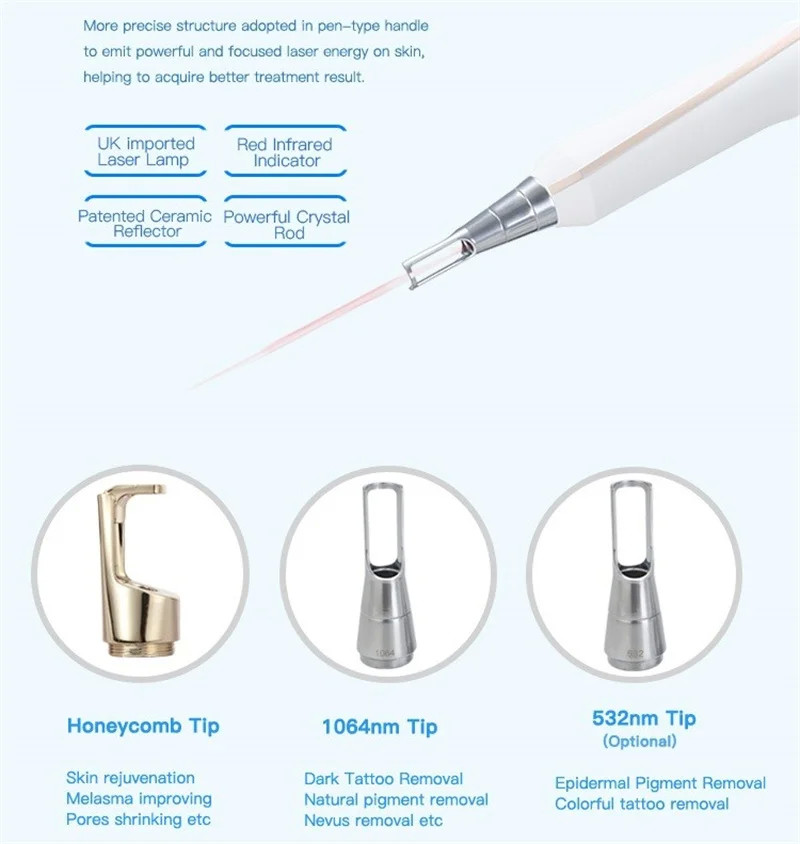 4 Wavelengh Laser Tattoo Removal Machine Picosecond For Pore Remover Carbon Peel
