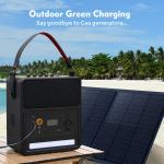 800W Portable Power Station for Outdoor Party Karaoke Speaker Microphone Battery