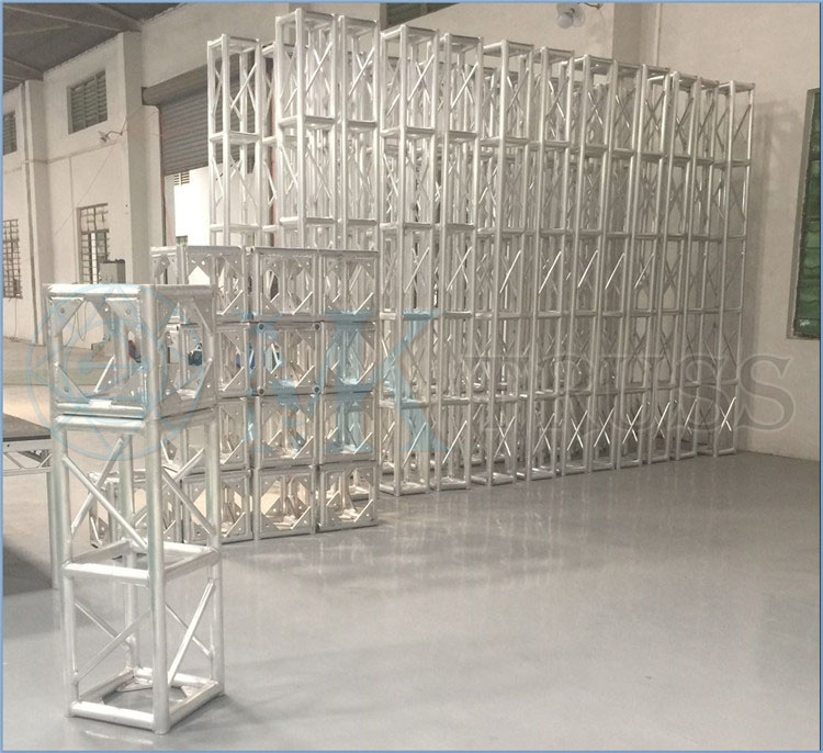 Aluminum Lighting Screw Trussing for Stage Design at Sporting Events 400*400mm Size