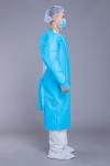 Individually Wrapped PPE Plastic Isolation Gowns For Virus Protection