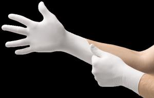Wholesale Sterile Disposable Latex Gloves Anti Pollution Gloves Powder Free Non-sterile Elastic Gloves Civil use Doctor use from china suppliers