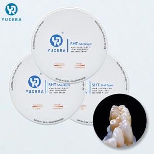 Wholesale Preshade Cad Cam Open System 98x10mm Dental Zirconia Discs from china suppliers