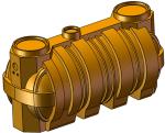 528 Gallon Septic Tank Mold 2000L Chemical Resistance