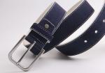 Suede Mens Leather Dress Belt 100 - 140cm Length With Zinc Alloy Buckle