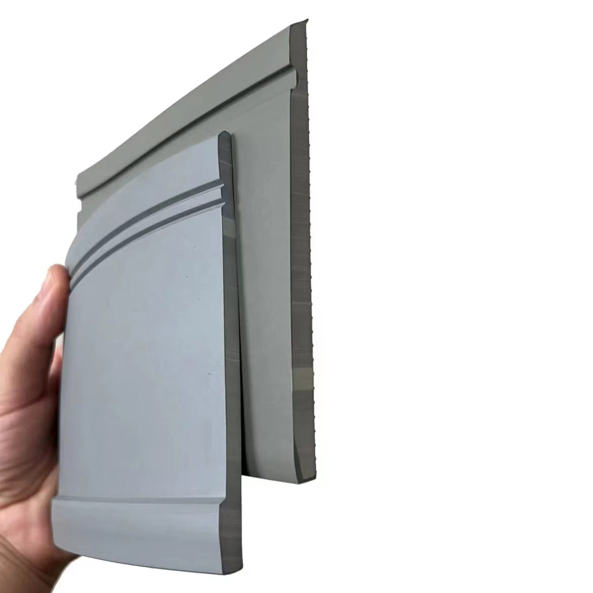 Black Vinyl Baseboard 30% Deposit 70% Balance Payment Term for Customer Requirements