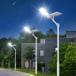 400W Gray Commercial Solar Roadway Lights 30000mAh Battery For Courtyard