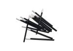 Nylon Synthetics Fiber Makeup Disposable Lip Brush 50pcs Black Color