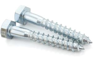 Wholesale Steel DIN571 Hex Chipboard Wood Screws Flat Head Zinc Plated Surface from china suppliers
