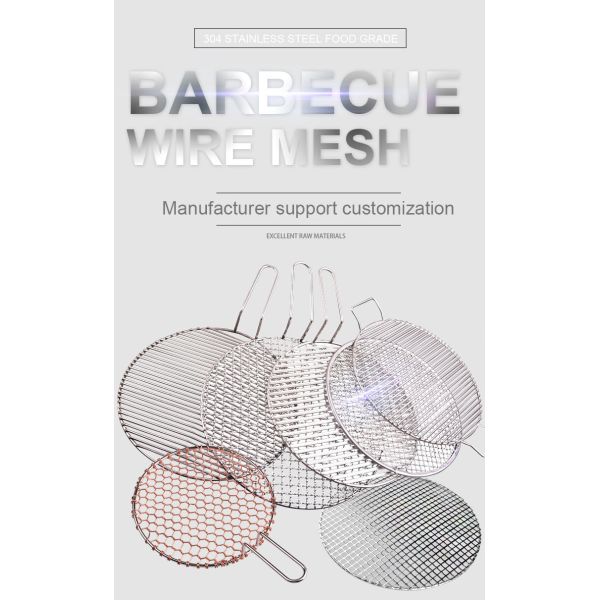 High-temperature Resistance Stainless Steel BBQ Grid Safe For Open Flame 0