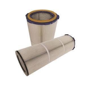 Wholesale Pleated 335mm Industry Collector Dust Filter Cartridges Polyester Air Filter Cartridge from china suppliers