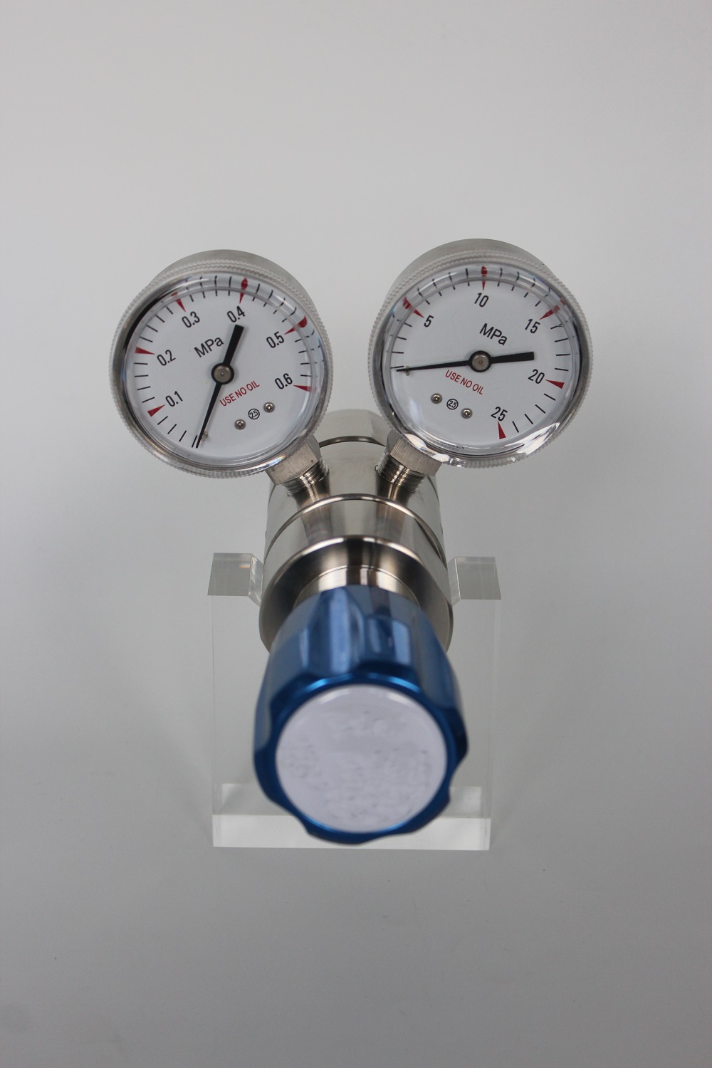 Solenoid Valve DC12V for Chemical Lab Oxygen Nitrogen Gas Low Pressure Regulator