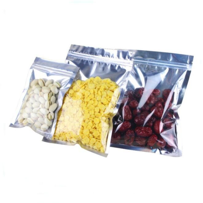Three Side Seal Stand Up Zipper Pouch Resealable Gravure Printing