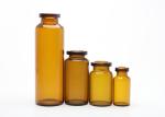 Various Specifications Brown Glass Tube Vials For Medicinal or Cosmetic
