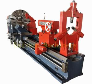 China Metal Large Horizontal Lathe Machine Integrally Cast Lathe Bed Structure on sale