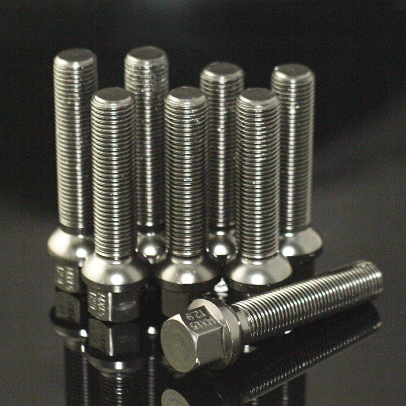 Shank 52 mm Grade 12.9 Extended Wheel Bolts for MERCEDES A/B/C/E Series m14x1.5 wheel studs