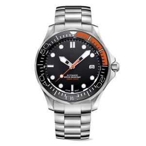 Wholesale 42mm 3ATM Stainless Steel Wristwatch Timepiece Men Quartz Watches Rotate Bezel from china suppliers