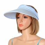 Foldable Face Neck Visor Caps For Women , Anti - UV Wide Brim Sun Protection