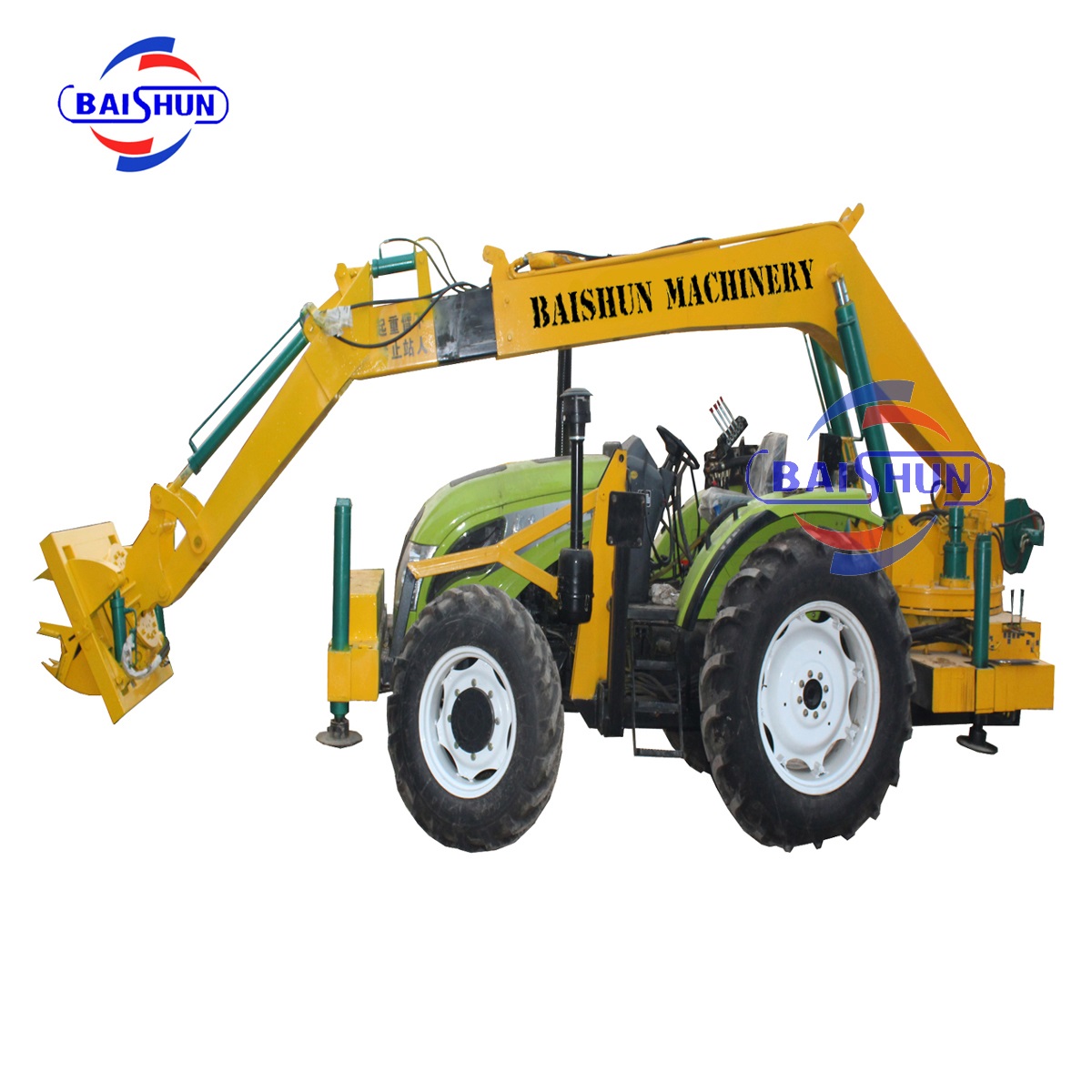 Power Pole Erection and Digging Machine in Turkey