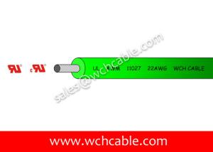 Wholesale 300V mPPE Wire UL11027 22AWG STR 17/0.16 OD1.3mm Black from china suppliers