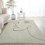 60*90cm Modern Imitation Cashmere Floor Carpets For Sofa Bedroom Living Room