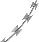 Hot sale factory product galvanized protect razor barbed wire stainless steel