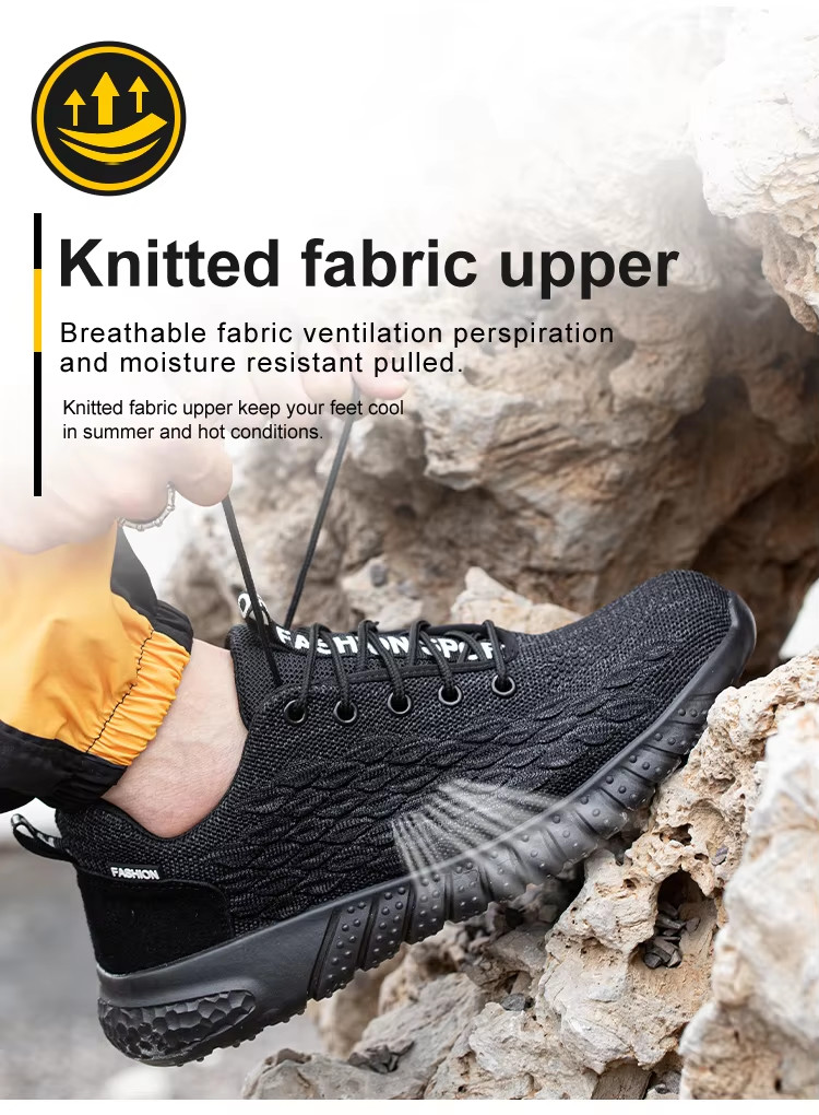 Sport Steel Toe Mens Work Boots , Breathable Labor Protection Shoes For Security Work