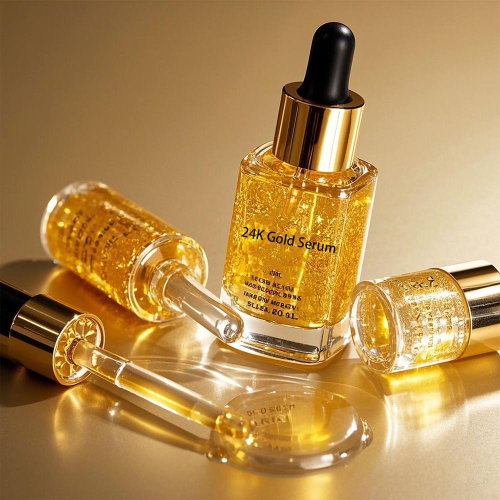 24k Gold Serum Facial Essence Whitening Skin Care Products Collagen Serums Face Organic Vitamin C
