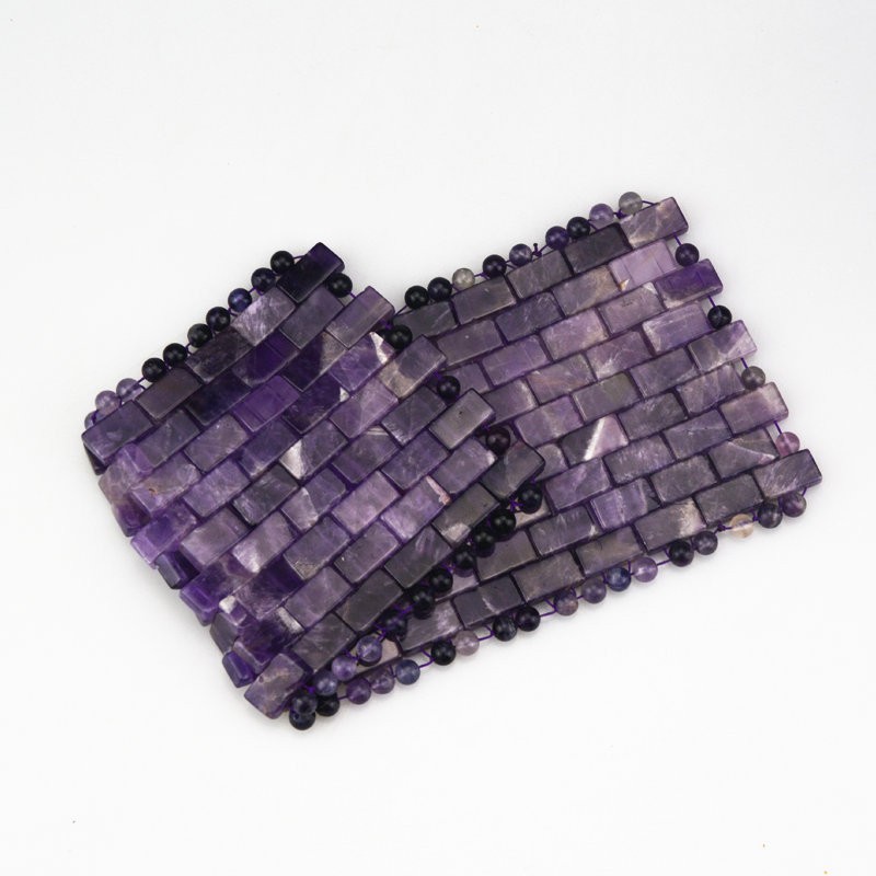 ODM Dark Circle Removal Amethyst Jade Eye Mask Anti Wrinkle Jade Eye Patch