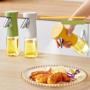 Wholesale Custom BPA Free 240ml Glass Vinegar Olive Oil Dispenser Bottle Wholesale 3 Color Oil Spray Bottle from china suppliers