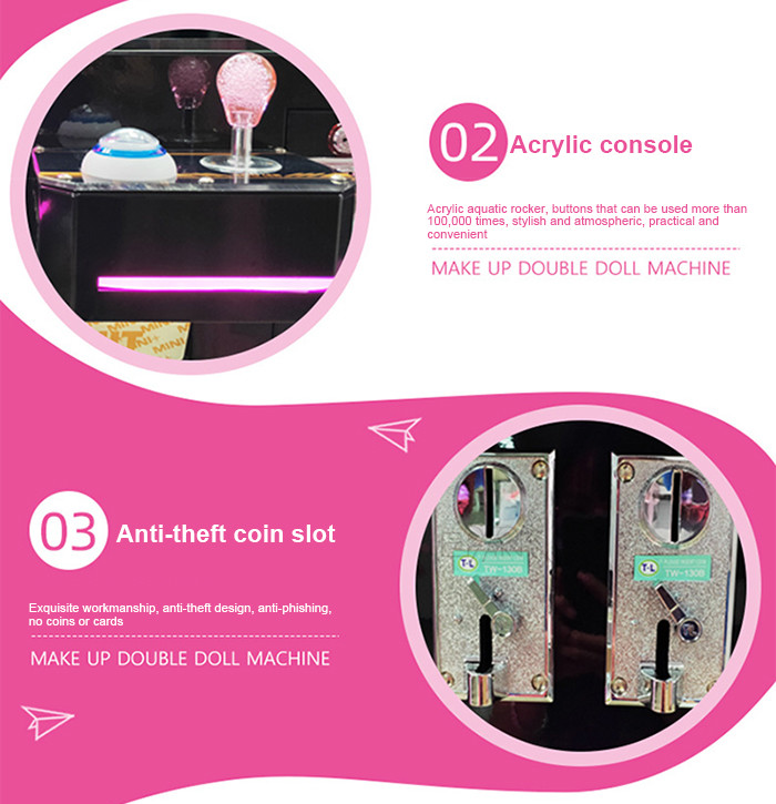 Doll Crane Gift Arcade Toy Claw Game Machine Coin Operated